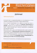 MädchenStärken Zertifikat 2011